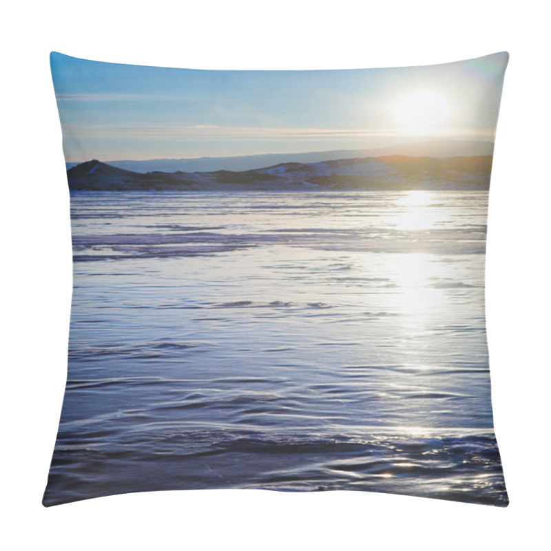 Personality  Winter Sunset Pillow Covers