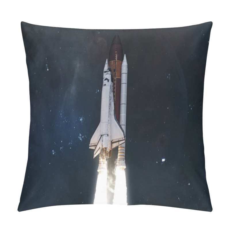 Personality  Space Shuttle, Nebulae, Star Clusters. Science Fiction Pillow Covers