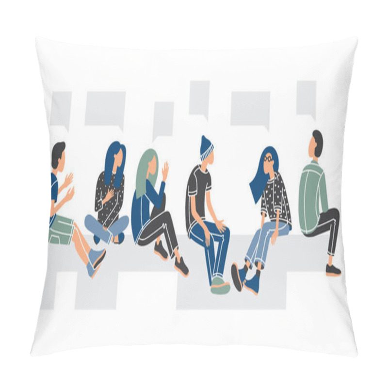 Personality  Treatment Of Drug Addiction, Alcoholism, Gambling Vector Pillow Covers