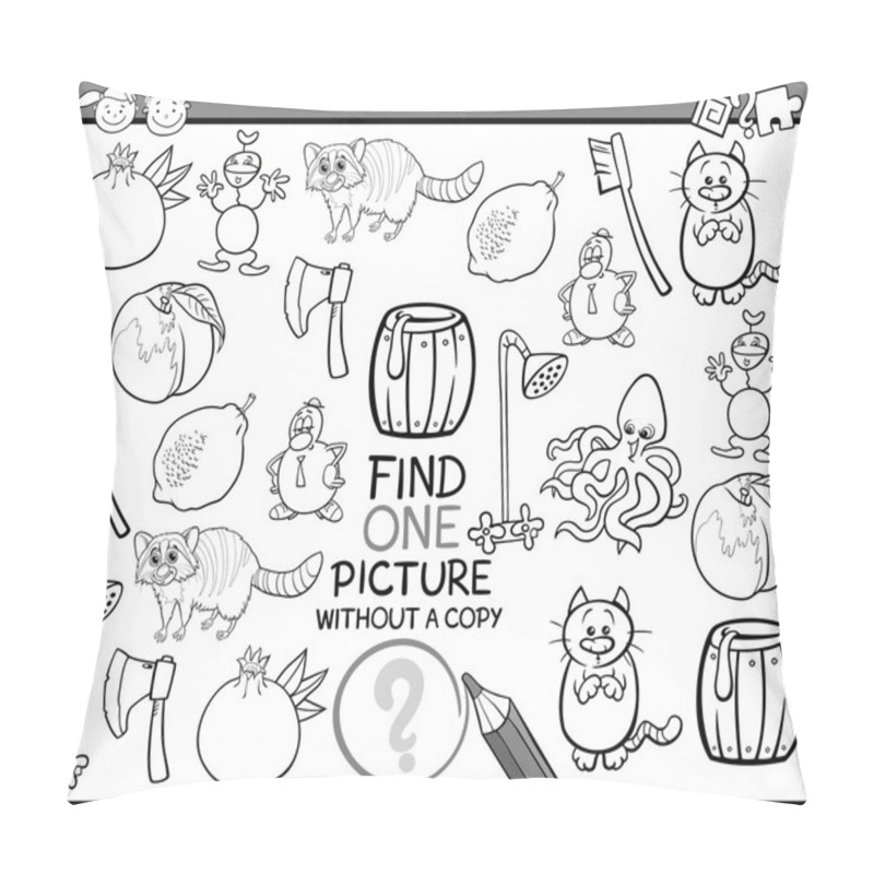 Personality  Find Single Picture Game Cartoon Pillow Covers