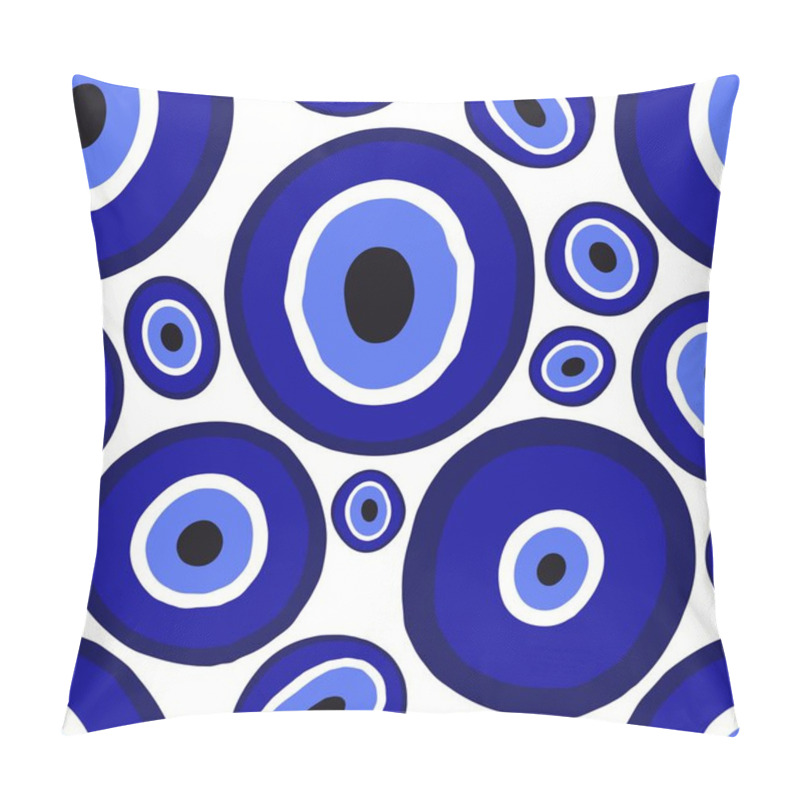 Personality  Summer Seamless Magic Evil Eye Pattern For Fabrics And Packaging And Gifts And Cards And Linens And Wrapping Paper Pillow Covers