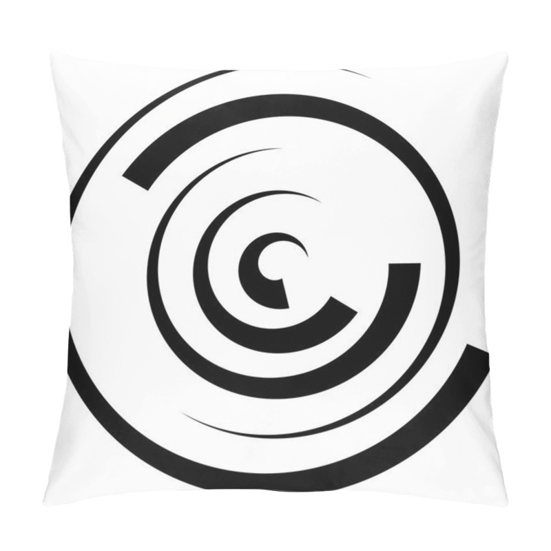 Personality  Abstract Concentric Circles Background Pillow Covers