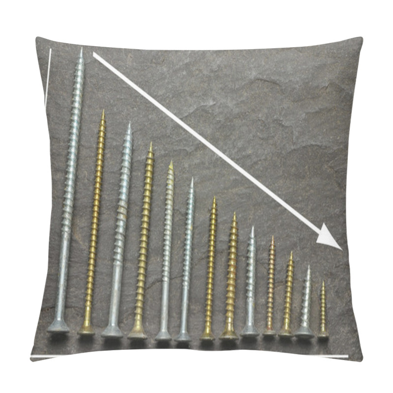 Personality  Screw Graph Negative Pillow Covers