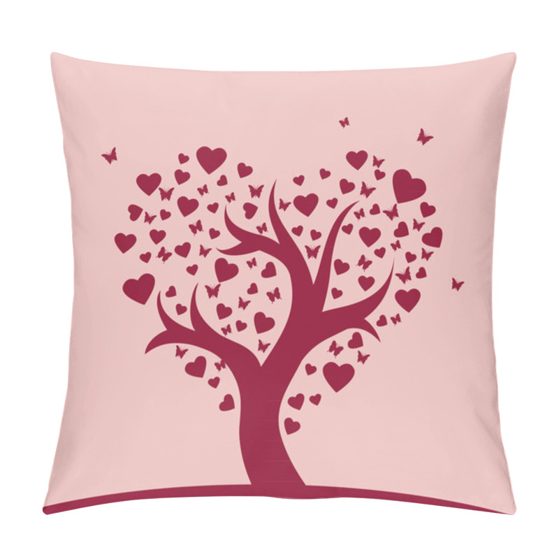 Personality  Stylized Love Tree Pillow Covers