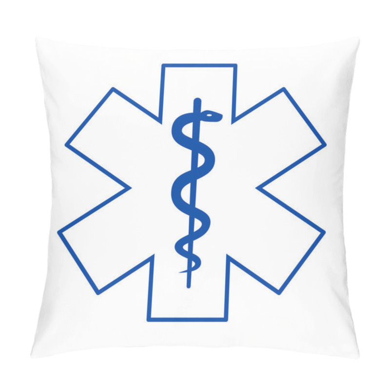 Personality  Medical Symbol Asclepius Pillow Covers