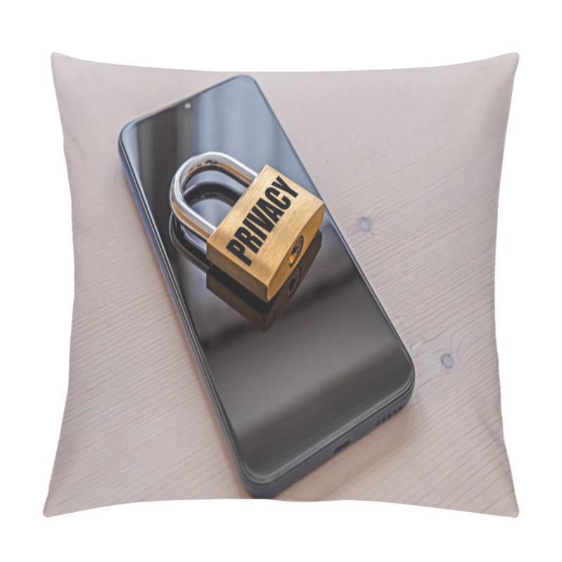 Personality  Smartphone With A Padlock On It That Says 