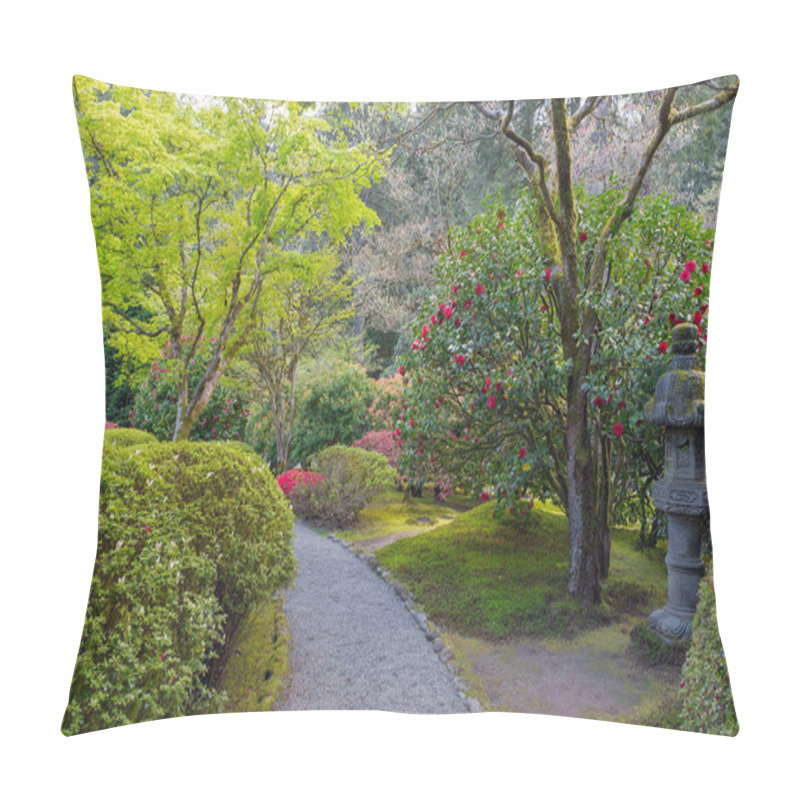 Personality  Path At Japanese Garden Pillow Covers