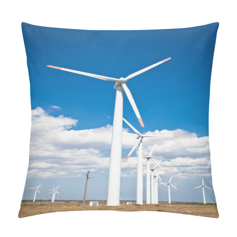 Personality  Wind Turbines Farm Pillow Covers