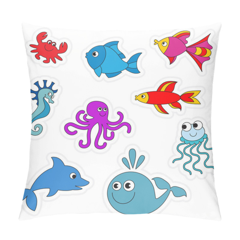 Personality  Underwater Animals Collection. Pillow Covers