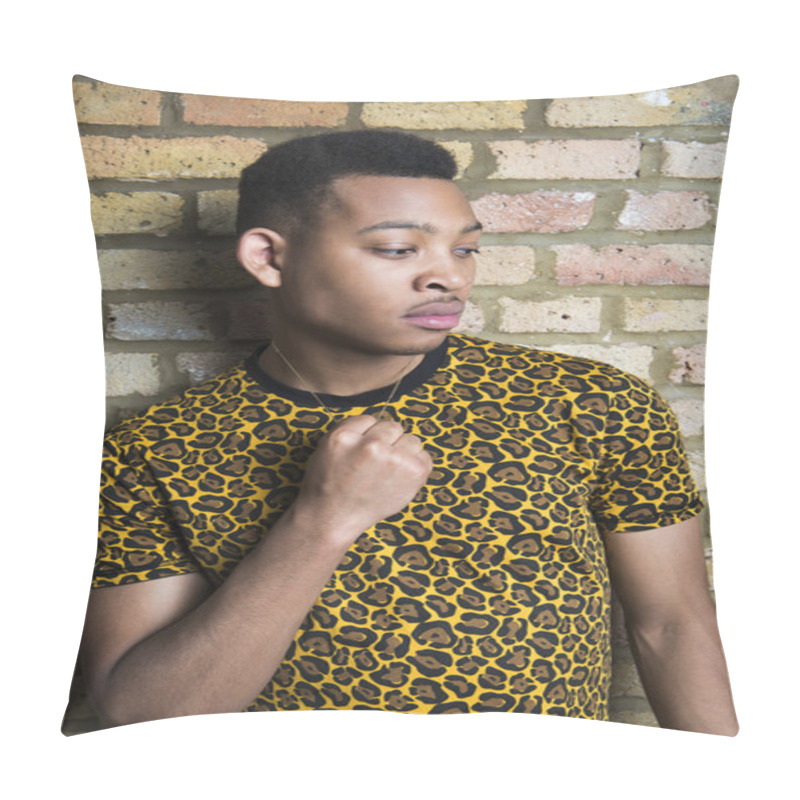 Personality  Young Male Fashion Model Pillow Covers