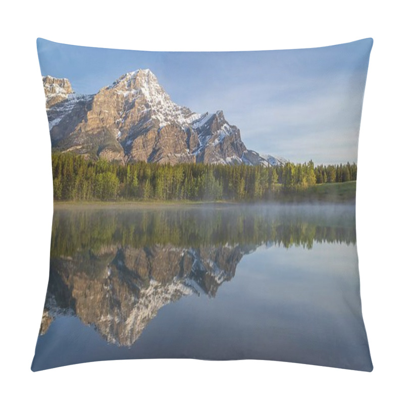 Personality  Cloudy Mountain Reflections At Wedge Pond Pillow Covers