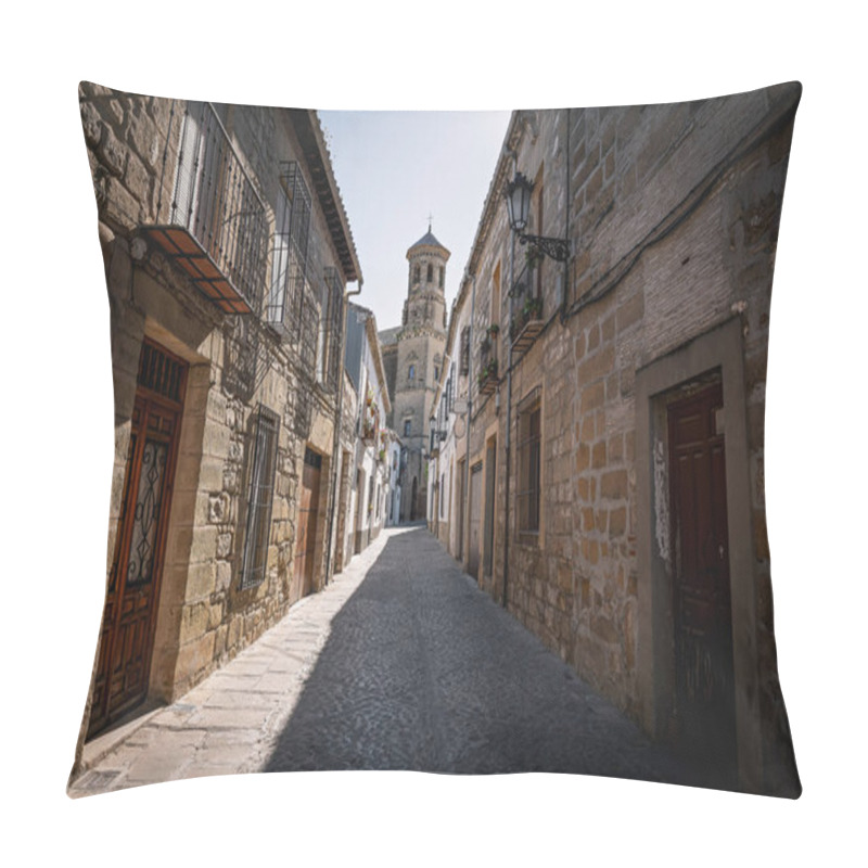 Personality  Medieval Street Of Baeza With Old University Tower - Baeza, Jaen Pillow Covers