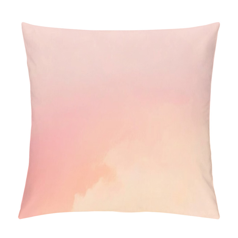 Personality  Soft Pink And Peach Gradient Minimalist Background Pillow Covers