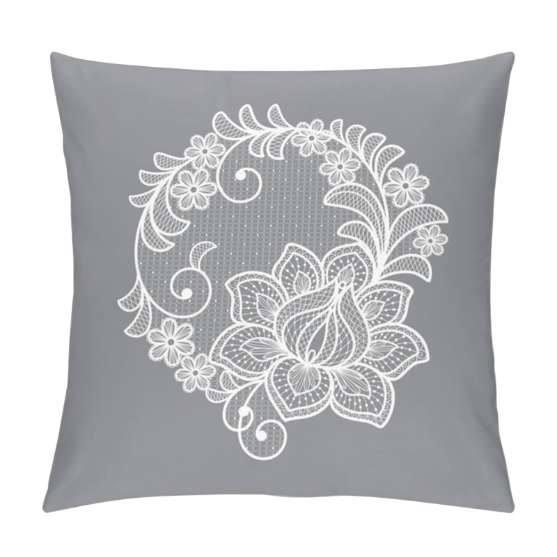 Personality  Lace Flowers Decoration Element Pillow Covers