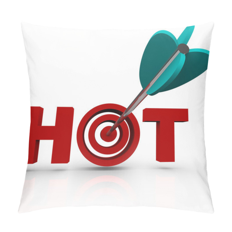 Personality  Target What's Hot Arrow In Bulls-Eye Word Pillow Covers