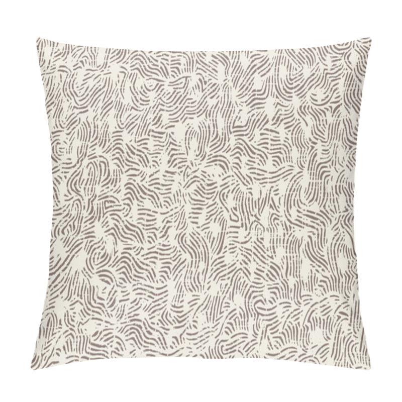 Personality  Geometrical With Abstract Texture Pattern In High Definition Texture Isolated On White Canvas With Trending Colors Pillow Covers