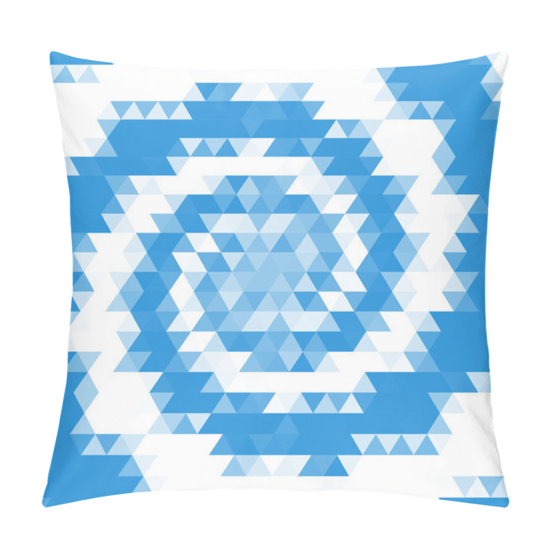 Personality  Abstract Swirl Background Of Triangles Pillow Covers