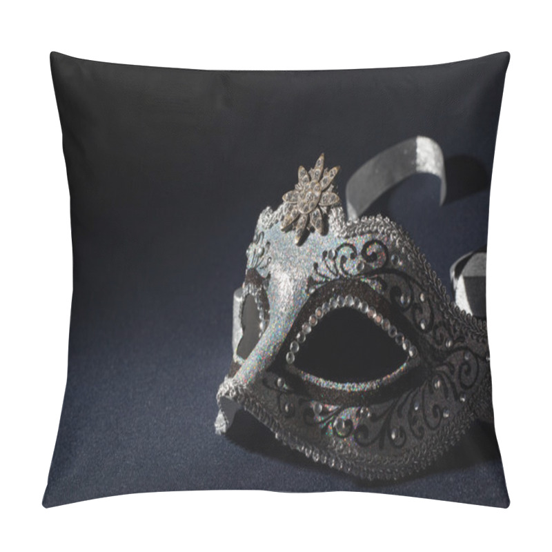 Personality  Black And Silver Mask Pillow Covers