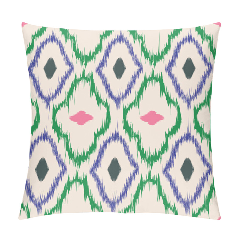 Personality  Ikat Seamless Pattern Design Pillow Covers