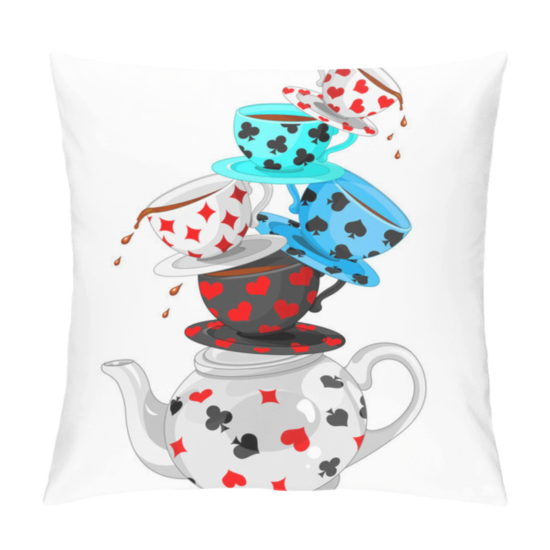 Personality  Wonder Tea Party Pyramid Pillow Covers