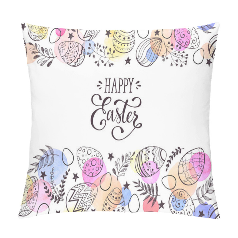 Personality  Easter Greeting Card Pillow Covers