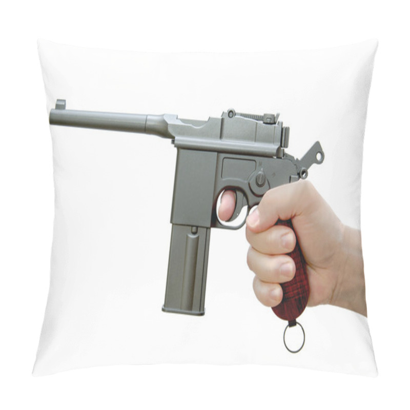 Personality  Handgun Mauser M-72. Air Gun Pillow Covers