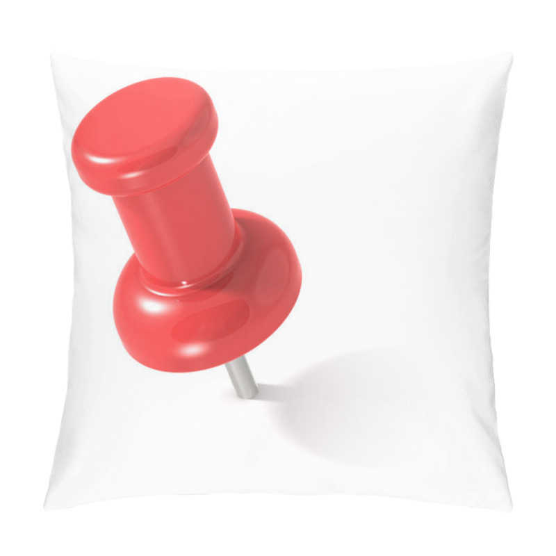 Personality  Red Pushpin. Pillow Covers