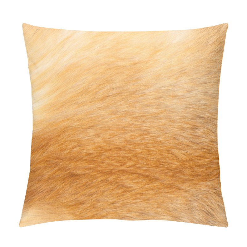 Personality  Textures Red Fox Fur Pillow Covers