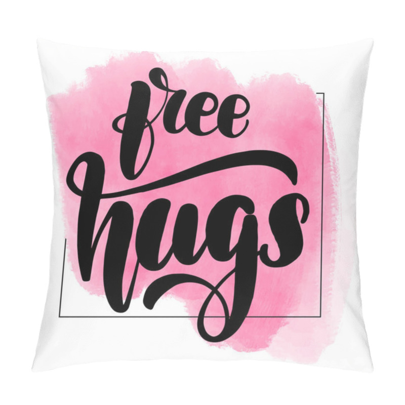 Personality  Inspirational Handwritten Brush Lettering Free Pillow Covers