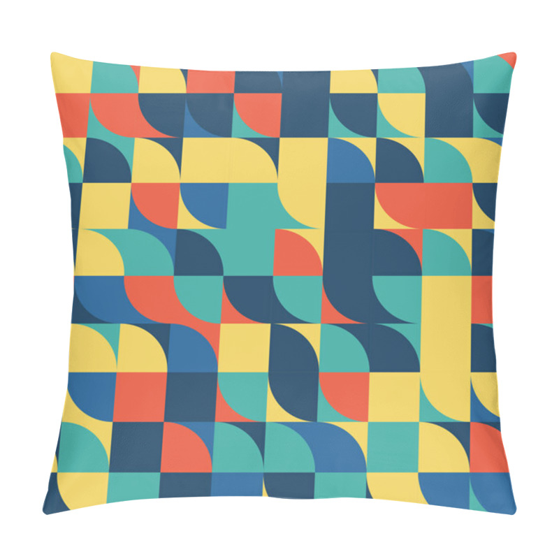 Personality  The Geometric Pattern By Stripes . Seamless Vector Background. Colour Texture Pillow Covers