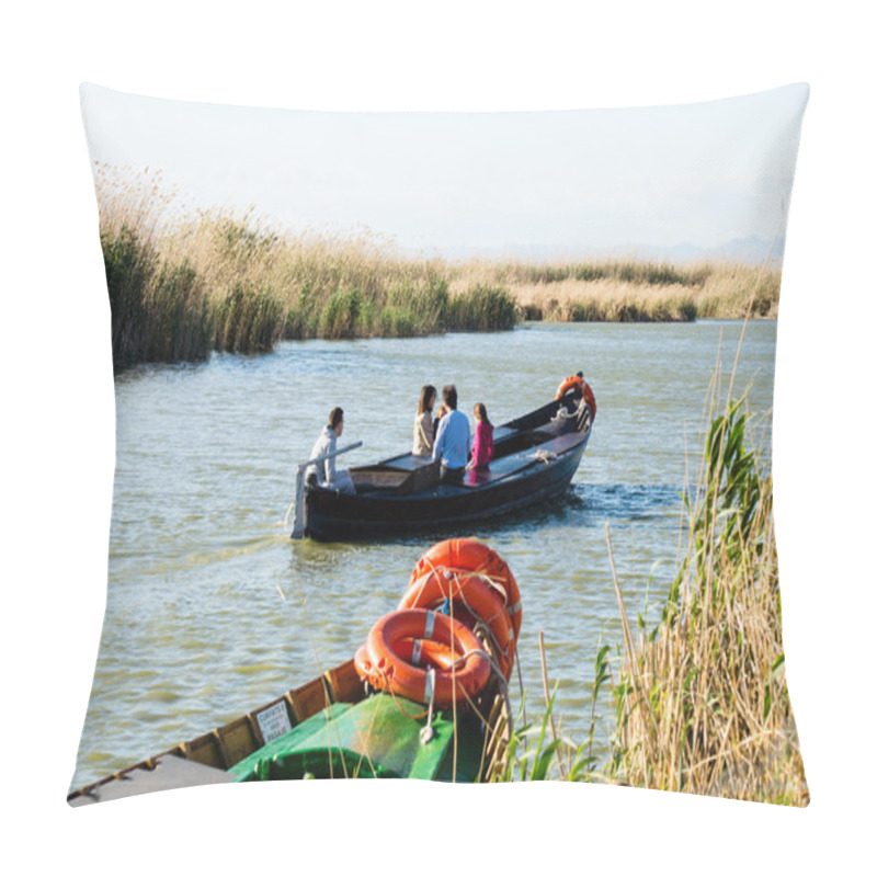 Personality  VALENCIA, SPAIN - MARCH 30:  La Albufera Nature Reserve On March 30, 2013 In Valencia, Spain. Pillow Covers