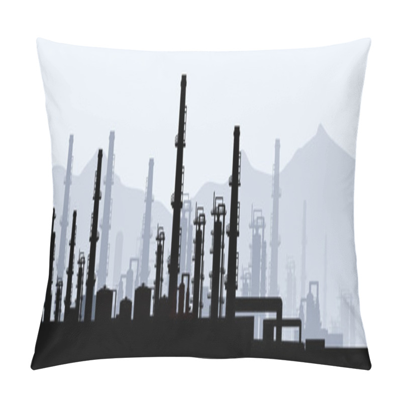 Personality  Oil & Gas Refinery Pillow Covers