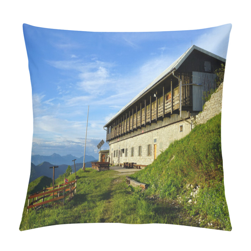 Personality  Mountain Hut On The Porezen Mount Pillow Covers