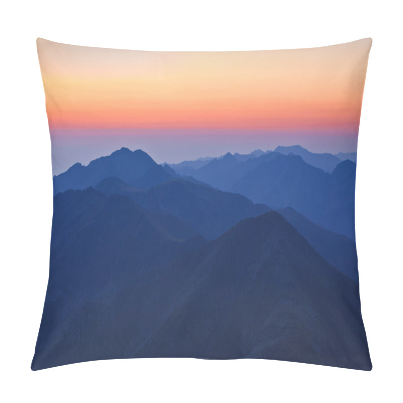 Personality  Fagaras Mountains Pillow Covers