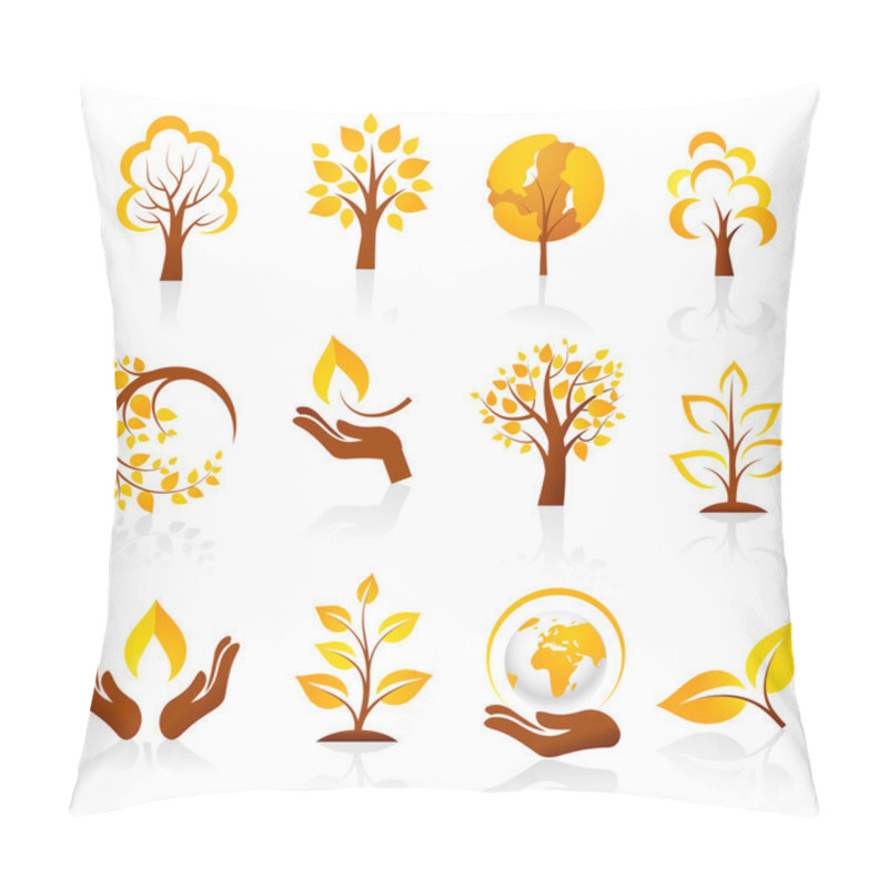 Personality  Autumn Icons Pillow Covers