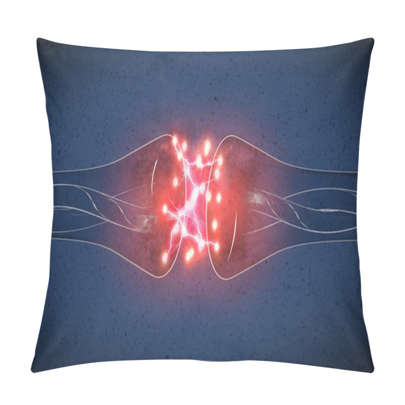 Personality  Synapse Is A Structure That Permits A Neuron (or Nerve Cell) To Pass An Electrical Or Chemical Signal To Another Neuron Or To The Target Efferent Cell. Nervous System Pillow Covers