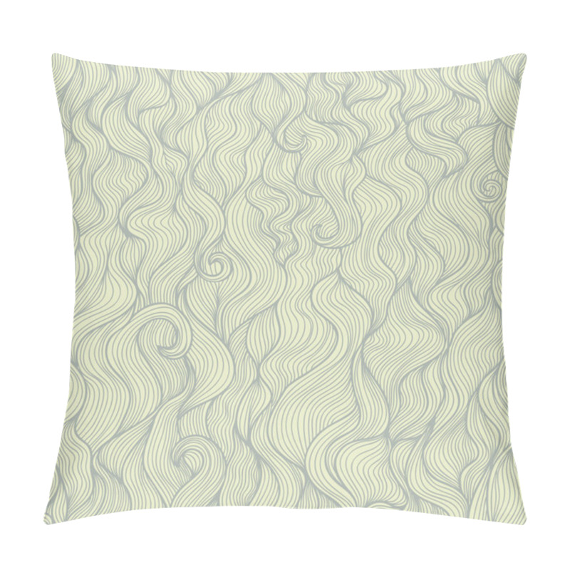 Personality  Abstract Wavy Seamless Pattern. Nice Subdued Retro Tints Pillow Covers