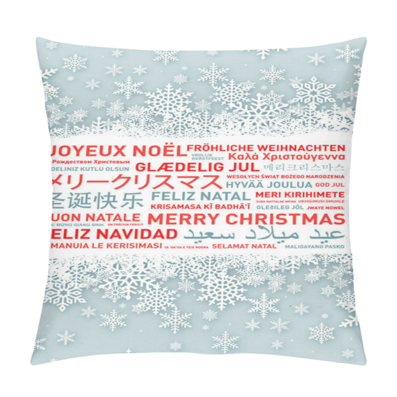 Personality  Merry Christmas From The World Pillow Covers