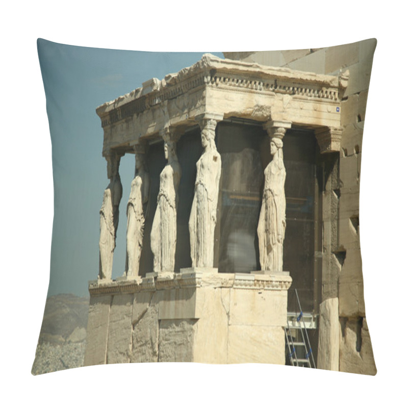 Personality  Erechtheion. Athens Acropolis Pillow Covers