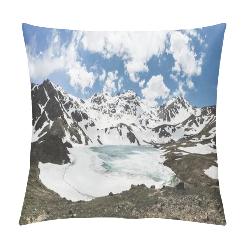 Personality  Lake Syltrankel In Elbrus Region Pillow Covers