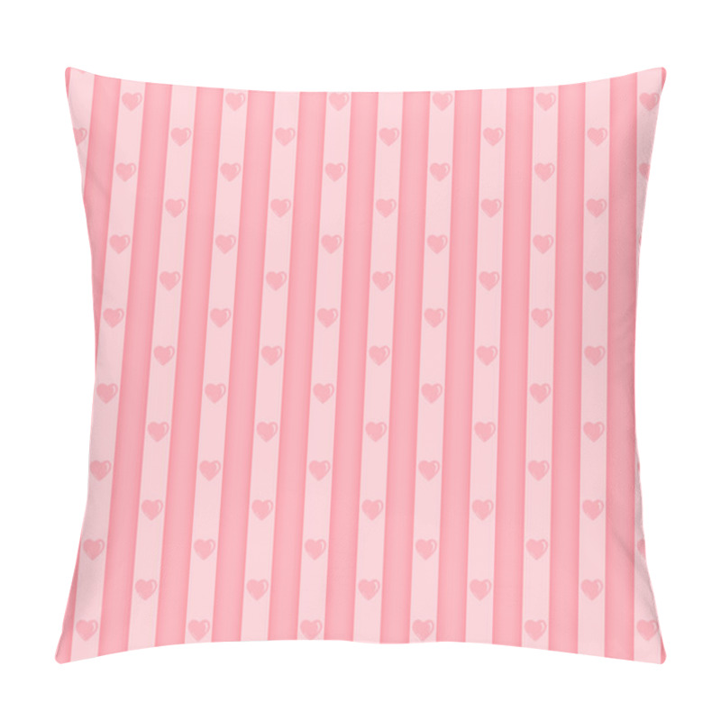 Personality  Valentine Seamless Hearts Pattern Pillow Covers