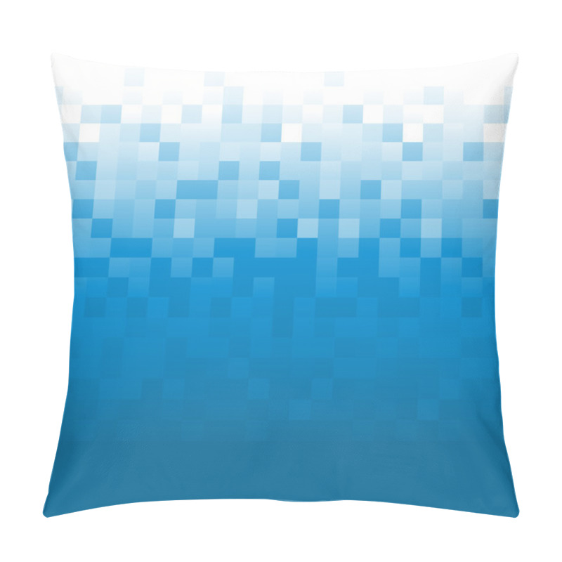 Personality  Blue Pixel Background Pillow Covers