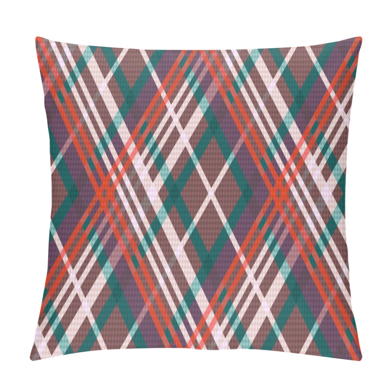 Personality  Multicolour Rhombic Seamless Pattern Pillow Covers