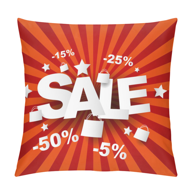 Personality  Sale Poster With Percent Discount Pillow Covers