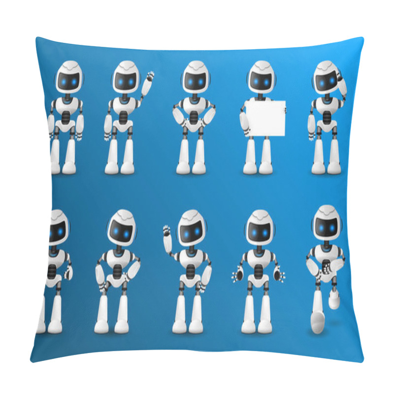 Personality  Futuristic Robot Set Pillow Covers