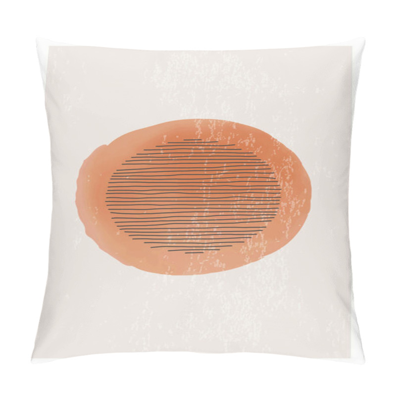 Personality  Trendy Abstract Creative Minimalist Artistic Hand Drawn Composition Pillow Covers