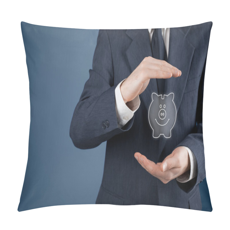 Personality  Protect Financial Savings Pillow Covers