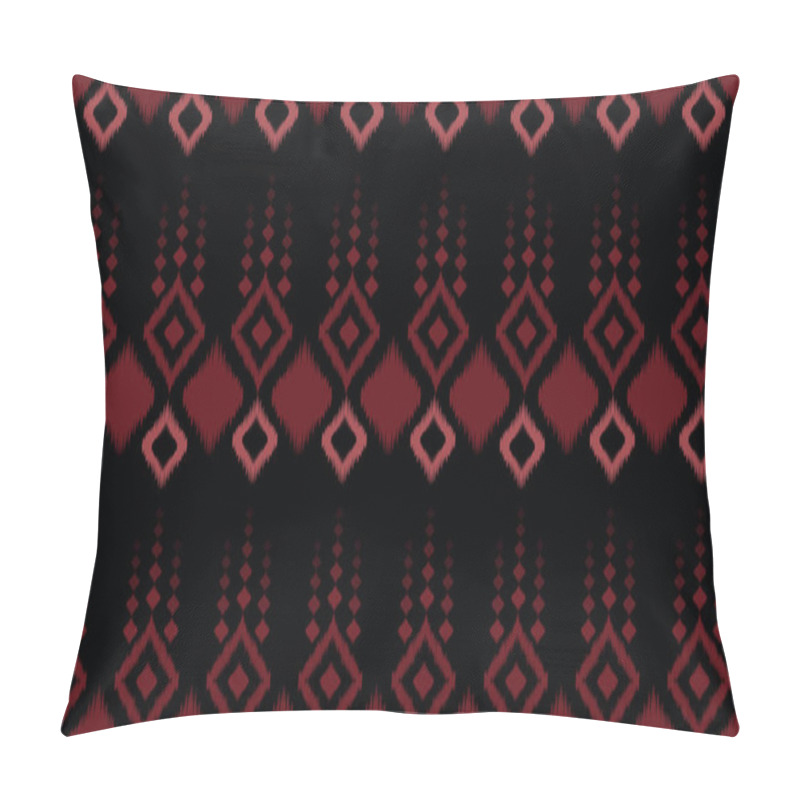 Personality  Set Of Ikat Seamless Patterns Pillow Covers