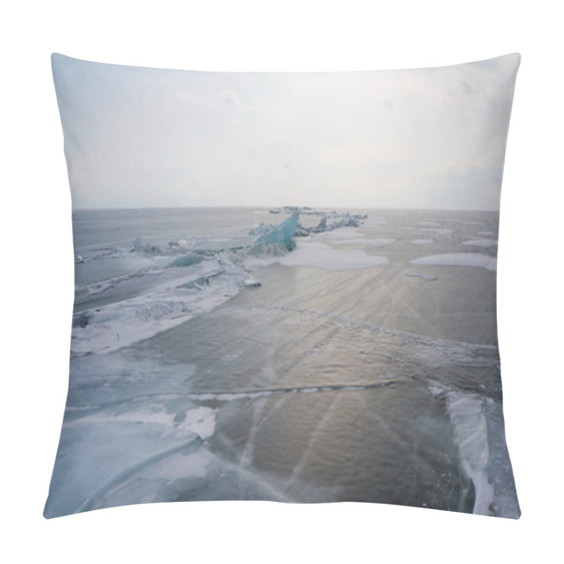 Personality  Frozen Sea And Sunlight Pillow Covers