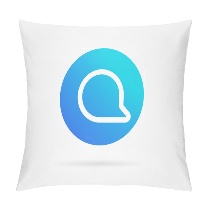 Personality  App Icon Template. Vector  Pillow Covers